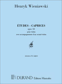 ETUDES CAPRICES OP 18 2 VIOLONS VIOLONS