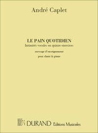 LE PAIN QUOTIDIEN CHT-PIANO  CHANT