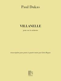 VILLANELLE 4 MAINS PIANO