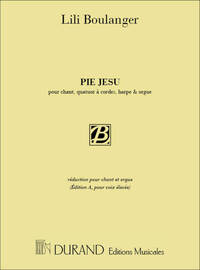 PIE JESU, POUR CHANT, QUATUOR A CORDES,