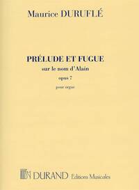 PRELUDE ET FUGUE OPUS 7 ORGUE