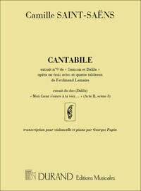 SAMSON ET DALILA N 9 CANTABILE EXTRAIT DU DUO MON VIOLON