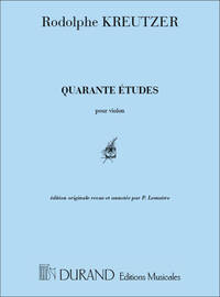 40 ETUDES POUR VIOLON VIOLON