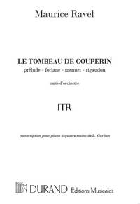 TOMBEAU DE COUPERIN 4 MS  PIANO