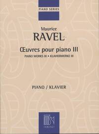 UVRES POUR PIANO - VOLUME III PIANO