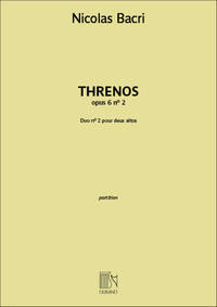 THRENOS OPUS 6 N  2 -LIVRE +PARTITION