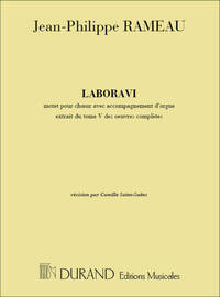 LABORAVI, MOTET POUR CHOEUR AVEC ACCOMPAGNEMENT CHANT