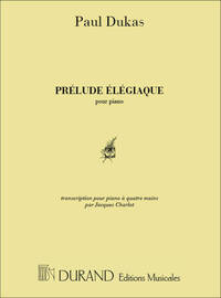 PRELUDE ELEGIAQUE 4 MAINS PIANO