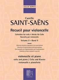 SAINT-SAENS : RECUEIL POUR VIOLONCELLE VOLUME 2 - POUR VIOLONCELLE ET PIANO - RECUEIL + PARTITION