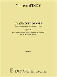 CHANSONS ET DANSES OP.50 PARTIES MUSIQUE D'ENSEMBLE