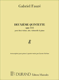 QUINTETTE 2 4 MAINS (GARBAN) PIANO