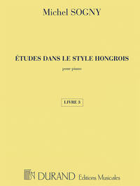 ETUDES DANS LE STYLE HONGROIS - LIVRE 3 PIANO