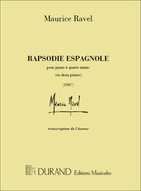 RAPSODIE ESPAGNOLE PIANO
