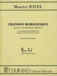 CHANSON ROMANESQUE(EX DE DON QUICHOTTE A DULCINEE) CHANT