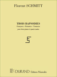 TROIS RAPSODIES (FRANCAISE - POLONAISE -VIENNOISE) PIANO