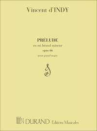 PRELUDE EN MI BEMOL MINEUR OP. 66 ORGUE