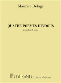 4 POEMES HINDOUS CHT-PIANO CHANT