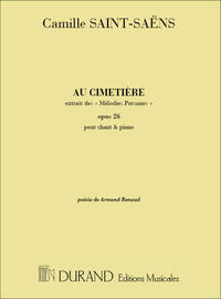 AU CIMETIERE CHANT