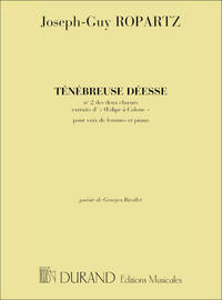 OEDIPE A COLLONNE N 2 TENEBREUSE ... CHOEUR-PIANO CHANT