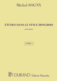 ETUDES DANS LE STYLE HONGROIS - LIVRE 1 PIANO
