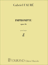 GABRIEL FAURE : IMPROMPTU OP. 86 - HARPE - RECUEIL