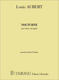 NOCTURNE 2 VOIX EGALES  CHANT