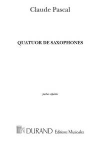 QUATUOR DE SAXOPHONES SAXOPHONES-ENSEMBLE DE PARTITIONS
