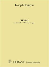 4 PIECES OP 37 N 4 CHORAL ORGUE ORGUE