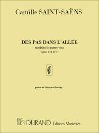 DES PAS DANS L'ALLEE OPUS 141, N 1 CHANT