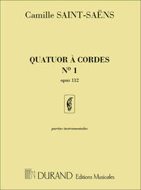 QUATUOR N 1 OP 112 - MATERIEL MUSIQUE D'ENSEMBLE-ENSEMBLE DE PARTITIONS