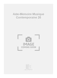 BRUNO GINER : AIDE-MEMOIRE MUSIQUE CONTEMPORAINE 20