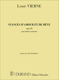 STANCES D'AMOUR SOPRANO-PIANO CHANT
