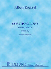 SYMPHONIE N 3 OP 42 POCHE (SOL MINEUR ORCHESTRE