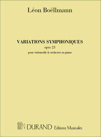 VARIATIONS SYMPHONIQUES VIOLONCELLE-PIANO VIOLONCELLE