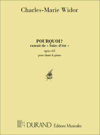 POURQUOI CHANT-PIANO CHANT