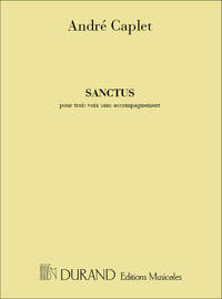 SANCTUS 3 VOIX CHOEURS  CHANT
