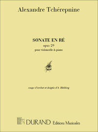 SONATE OPUS 29 VIOLONCELLE