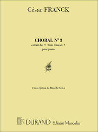 CHORAL N 3 PIANO (BLANCHE SELVA PIANO