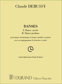 DANSES (I. DANSE SACREE / II. DANSE PROFANE) HARPE