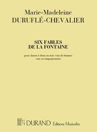 6 FABLES DE LA FONTAINE CHOEUR 2 ET3  CHANT