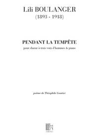 PENDANT LA TEMPETE  CHANT