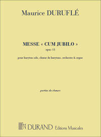 MESSE CUM JUBILO OP. 11 -ENSEMBLE DE PARTITIONS