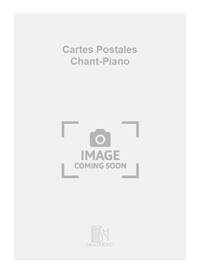 CARTES POSTALES CHANT-PIANO  CHANT