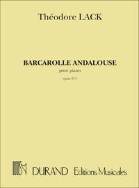 BARCAROLLE ANDALOUSE, OPUS 211 - POUR PIANO PIANO