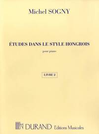 ETUDES DANS LE STYLE HONGROIS - LIVRE 2 PIANO