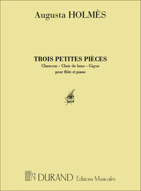 TROIS PETITES PIECES, POUR FLUTE ET PIANO  FLUTE TRAVERSIERE