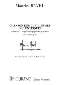 5 MELODIES GRECQUES 4 CHANSON CUEILLEUSES CHANT