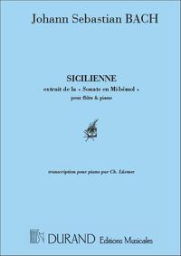 SICILIENNE EXTRAIT DE LA 'SONATE EN MI BEMOL' - TRANSCRIPTION POUR PIANO PAR CH. LUSTNER