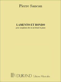 LAMENTO ET RONDO SAXOPHONE