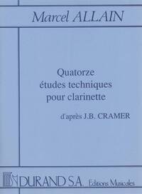 14 ETUDES CLARINETTE (CRAMER  CLARINETTE
